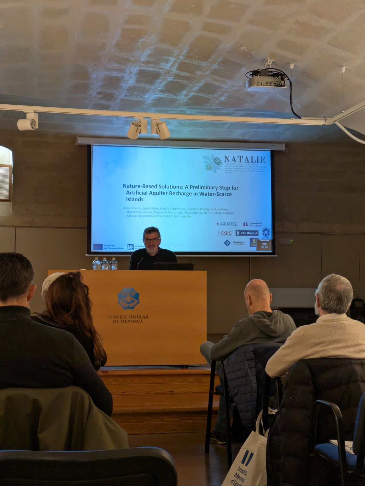 CS#4 Team visits Menorca Follower Pilot and presents NATALIE at Water Resources Conference